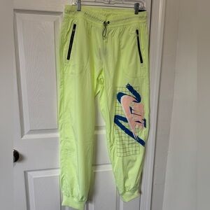 Nike Neon Retro Nylon Joggers